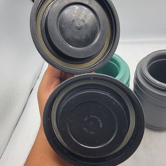 Stanley Classic 10oz Thermos Set Green Gray Insulated Leak Proof Portable Handle - Picture 6 of 6